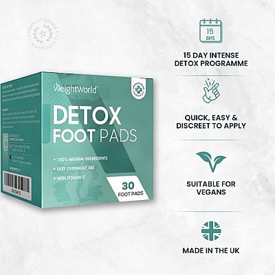 Αποτοξινωτικά Αυτοκόλλητα Ποδιών Weightworld 30pads